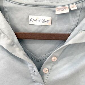 Oxford | Golf Shirt | Women’s Size Medium | Light Blue Sleeveless